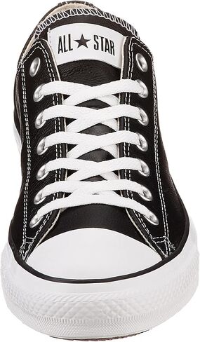Converse Men's CTAS Leather Low Top, Black, Size 10.5 in Saudi Arabia