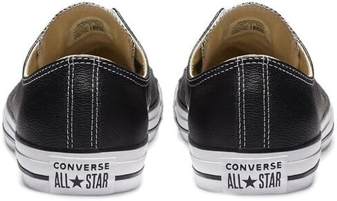 Converse Men's CTAS Leather Low Top, Black, Size 10.5 in Saudi Arabia