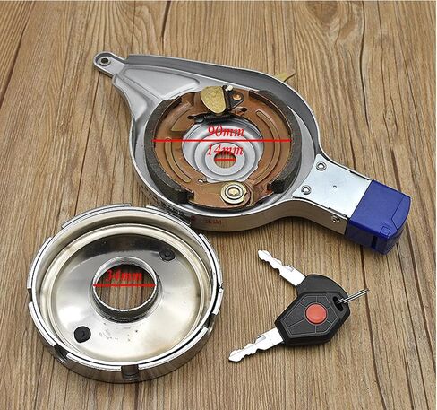 90/100mm Rear Band Drum Brake for Bike，Trike Bike Brake Drum,Trike Bicycle Drum Brakes,Replacement for Schwinn Meridian Trike, Dirt Bike Drum Brake,Scooter, Mini Bicycle Parts, Folding Scooters Kit in Saudi Arabia