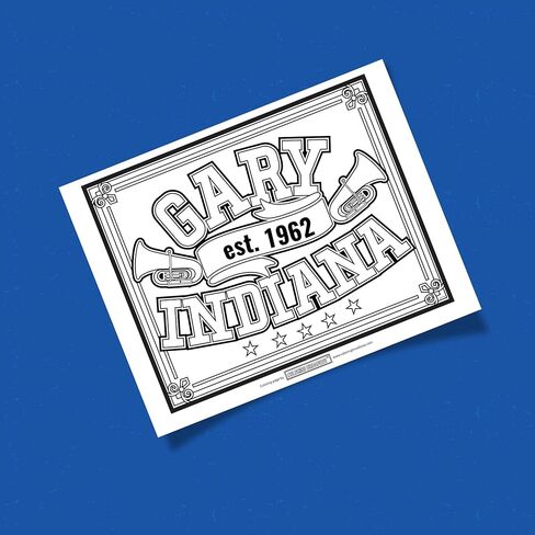 تلوين برودواي - صفحات تلوين مستوحاة من رجل الموسيقى (مجموعة من 4)، هنا في بضائع ريفر سيتي الموسيقية، مطبوعة على ورق غير لامع (8 1/2 بوصة × 11 بوصة)، هدية مثالية لمحبي مسرح برودواي in Kuwait