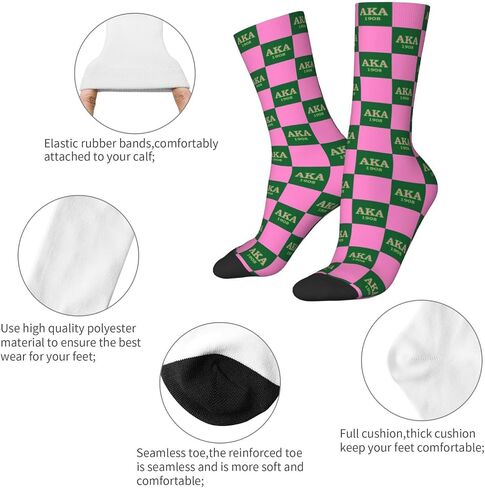 Socks, Unisex, Novelty Crew Socks, Athletic Sports Casual Socks, Compression Socks for Woman, Adults in Saudi Arabia