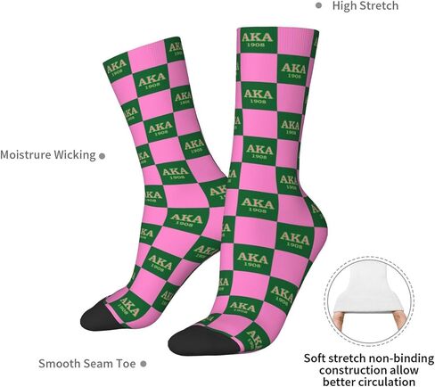 Socks, Unisex, Novelty Crew Socks, Athletic Sports Casual Socks, Compression Socks for Woman, Adults in Saudi Arabia