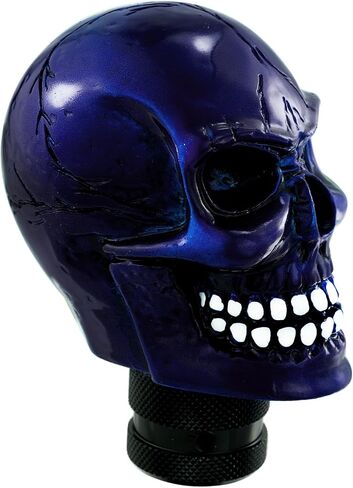 Arenbel Skeleton Car Racing Shift Stick Speed Grip Knob Skull Gear Lever Shifter Handle Fit Most Manual Auto Transmissions, Black Pattern in Saudi Arabia