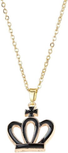 Crown Shape Dangle Charms Gold Silver Alloy Lovely Queen Crown Pendants with Rhinestone Craft Supplies 20Pcs for DIY Necklace Earrings Jewelry Making Valentine's Gifts in Kuwait