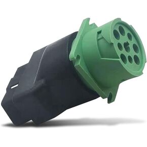 Type 2 Green 9pin J1939 Male to OBD2 Female Adapter J1939 - J1962 9pin-16pin Adapter