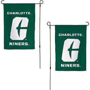 Desert Cactus University of North Carolina Charlotte Garden Flag UNCC Forty Niners 49ers Banner 100% Polyester (Design E)