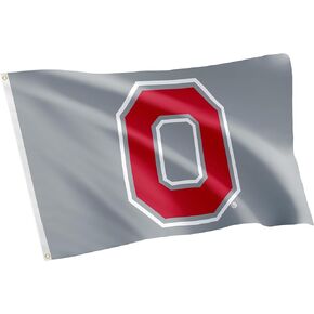 Desert Cactus Ohio State University Flag Buckeyes OSU Flag Banners 100% Polyester Indoor Outdoor 3x5 feet Flags (Style 4)