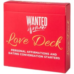 Wanted Woman Love Deck Affirmation Cards and Dating Conversation Cards Relationship Building Conversation Starter Cards Coach Cass