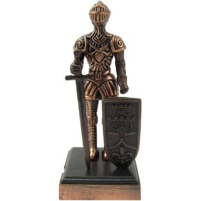 Treasure Gurus 1:16 Miniature Full Body Plate Armor Knight w/Sword Metal Desk Pencil Sharpener