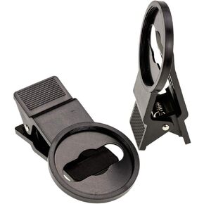AKOAK Portable Universal 37mm Thread Clip for Cell Phone Camera Assistant Lens and Effects Filters,Pack of 2