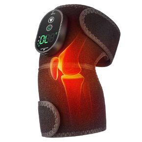 NORTHERN BROTHERS Knee Heating Pad for Knee Pain Relief, Knee Massager with Heat and Vibration to Keep Knee Warmers, Heated Knee Brace for Knee Relaxing