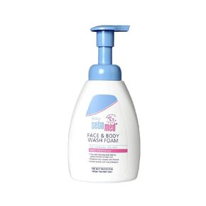 Sebamed Baby Face & Body Wash Foam|Ph 5.5|With Panthenol & natural Bisabolol| For delicate, dry skin