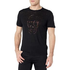John Varvatos Men's Embellished Skull Tee
