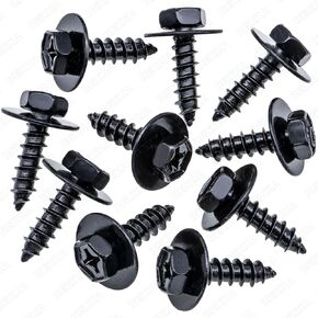 Rexka 20pcs Bumper Cover Splash Shield Screw Bolt Compatible with Toyota Lexus 90159-60477