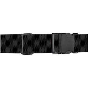 Luggage Straps for Suitcases, Adjustable Travel Belt, Durable Wide Luggage Strap, Cute Suitcase Strap Identifiers with Buckle, Bag Straps for Luggage, Black Red Plaid