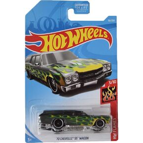 Hot Wheels '70 Chevelle SS Wagon, HW Flames 3/10 [Gray] 56/250