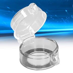 30mm Button Protector, Emergency Stop Switch, BS‑02 Transparent Dustproof Round Safety Cover for Industrial Chemical