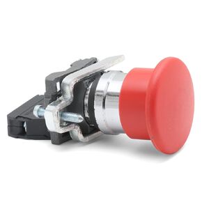 التيار المتناوب 240 فولت 6A لحظة مفتاح بـزر دفع على شكل فطر أحمر ، 1NO 1NC DPST مفتاح بـزر دفع للمنزل أو المعدات الصناعية in Kuwait