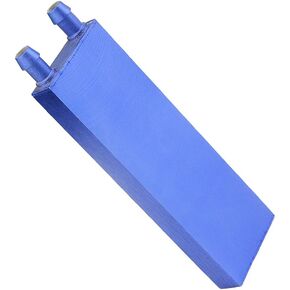 Aluminum Water Cooling Block for CPU Graphics Radiator Heatsink 40x 120mm Blue