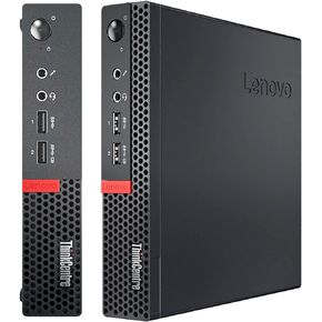 Lenovo ThinkCentre M710q Tiny Desktop Intel i7-6700T Up to 3.60GHz 32GB RAM New 512GB NVMe SSD Built-in AX210 Wi-Fi 6E Bluetooth HDMI Wireless Keyboard and Mouse Windows 10 Pro (Renewed)
