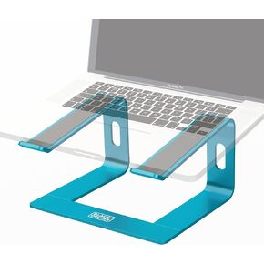 BLACK+DECKER Laptop Stand for Desk - Ergonomic Laptop Stand for Desk - Laptop Riser Compatible with MacBook Notebook Computer - Laptop Holder Computer Stand - Durable Aluminum Laptop Accessories
