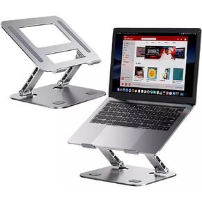 Laptop Stand, Laptop Holder, Multi-Angle Stand with Heat-Vent, Adjustable Notebook Stand for Laptops up to 17.3 inches, Compatible for MacBook Pro/Air, Surface Laptop(Grey) in Kuwait