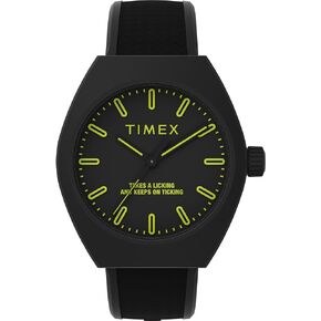 Timex Unisex Urban Pop 40mm Watch - Black Strap Black Dial Black Case