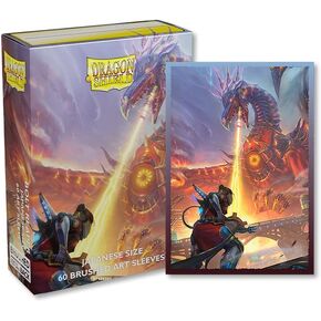 Arcane Tinmen Dragon Shield Sleeves– Matte Limited Edition Brushed Art Japanese: Boly Reaper 60CT- Card Sleeves are Smooth & Tough - Compatible with Yugioh & Cardfight Vanguard (AT-12611)