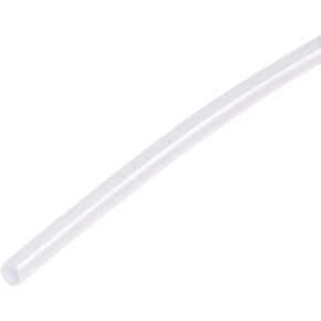 uxcell PTFE Tubing Hose High Temperature Tube Pipe Insulating 3D Printer Hose 0.6mm ID x 1mm OD x 19.7ft White