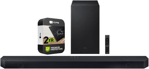 سامسونج HW-Q700C/ZA Q-Series 3.1.2 ch. مكبرات صوت Dolby Atmos اللاسلكية مع حزمة Q-Symphony (المتجددة) مع حزمة حماية محسنة CPS لمدة عامين in Saudi Arabia