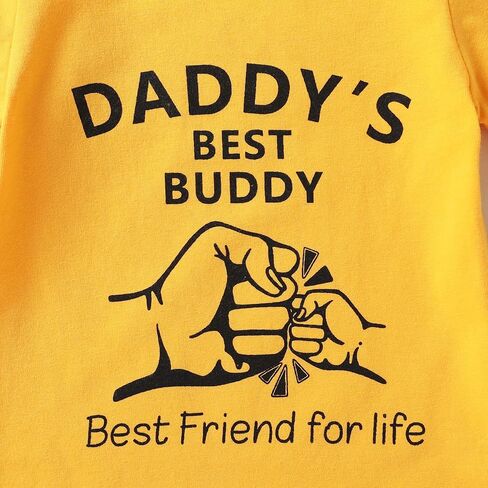 مجموعة ملابس صيفية للأولاد الصغار من Happy Town، تي شيرت وسروال قصير الأكمام (D أصفر، 12-18 شهرًا) in Kuwait