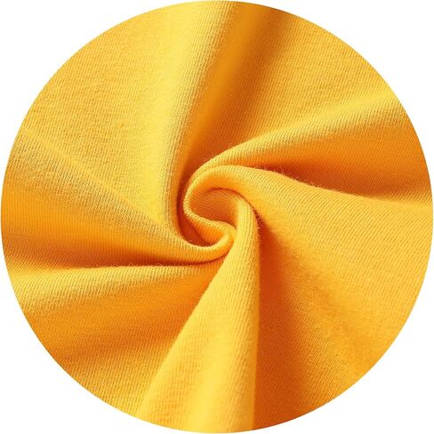 مجموعة ملابس صيفية للأولاد الصغار من Happy Town، تي شيرت وسروال قصير الأكمام (D أصفر، 12-18 شهرًا) in Kuwait