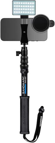 عمود SANDMARC لهاتف iPhone: عصا سيلفي تمديد مقاومة للماء مقاس 10-25 بوصة لهاتف iPhone 15 Pro/Max، 14 Pro/Max، 13 Pro/Max، 12 Pro/Max، 11 Pro/Max، SE، XS، XR، X، 8 & 7 in Kuwait