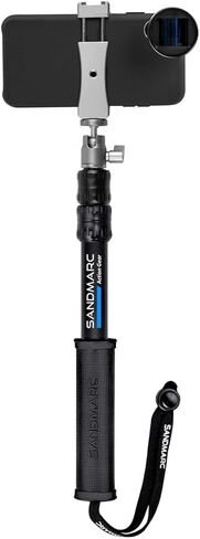 عمود SANDMARC لهاتف iPhone: عصا سيلفي تمديد مقاومة للماء مقاس 10-25 بوصة لهاتف iPhone 15 Pro/Max، 14 Pro/Max، 13 Pro/Max، 12 Pro/Max، 11 Pro/Max، SE، XS، XR، X، 8 & 7 in Kuwait