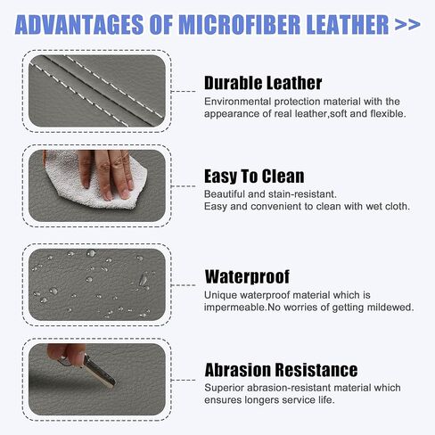 X AUTOHAUX Car Center Console Lid Armrest Seat Box Cover Protector Replacement Microfiber Leather for Toyota Avalon 2005-2012 Black in Kuwait