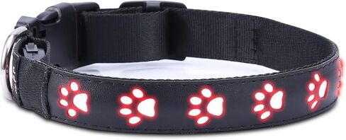 أحدث طوق للكلاب مضيء، قابل لإعادة الشحن 3 أوضاع 3 ألوان، طوق متوهج LED، أضواء للكلاب مقاومة للماء تجعل الحيوانات الأليفة مرئية للمشي ليلاً، قلادة هزلي متوهجة للكلاب الصغيرة والمتوسطة والكبيرة، مقاس M in Kuwait