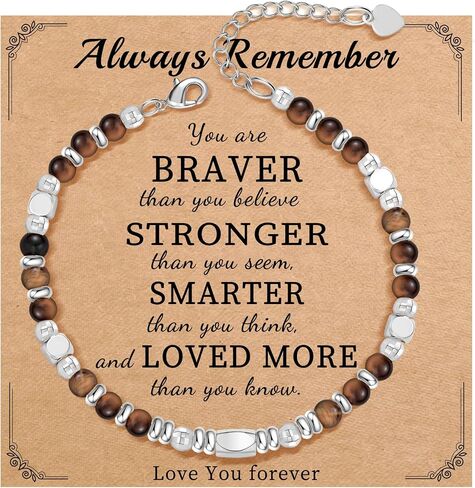 Beaded Bracelets for Women Teen Girl Gifts Trendy Stuff Mothers Day Gifts for Mom from Daughter Inspirational Gifts for Her Dainty Gold Bracelet Adjustable Gemstone Christmas Jewelry in Saudi Arabia
