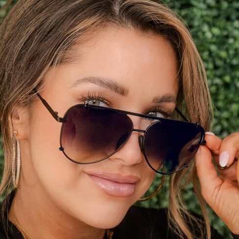 TOPFOXX - نظارة شمسية Cristina Stults خالية من التشابك مع حماية من الأشعة فوق البنفسجية 400 in Kuwait