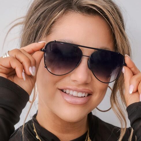 TOPFOXX - نظارة شمسية Cristina Stults خالية من التشابك مع حماية من الأشعة فوق البنفسجية 400 in Kuwait