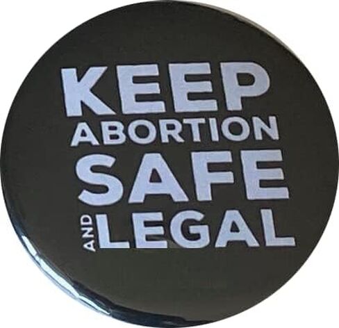 أزرار Pro Choice - دبابيس حقوق الإجهاض - مجموعة Save Roe v Wade المكونة من 8 قطع، 2.25 بوصة in Kuwait