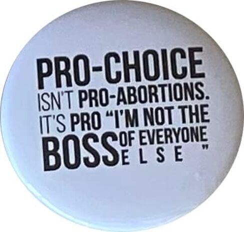أزرار Pro Choice - دبابيس حقوق الإجهاض - مجموعة Save Roe v Wade المكونة من 8 قطع، 2.25 بوصة in Kuwait