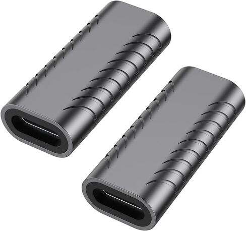 وصلة AuviPal USB C (عبوتان)، موسع محول USB من النوع C أنثى إلى أنثى يدعم ما يصل إلى 40 جيجابت في الثانية لنقل البيانات، وتوصيل طاقة 100 واط وتمرير فيديو 8K@60 هرتز in Kuwait