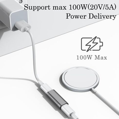وصلة AuviPal USB C (عبوتان)، موسع محول USB من النوع C أنثى إلى أنثى يدعم ما يصل إلى 40 جيجابت في الثانية لنقل البيانات، وتوصيل طاقة 100 واط وتمرير فيديو 8K@60 هرتز in Kuwait