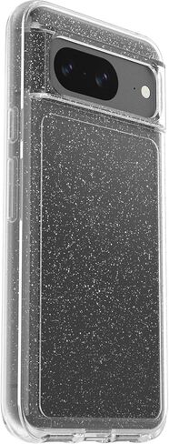 حافظة OtterBox Google Pixel 8 Symmetry Series - سوداء، أنيقة للغاية، متوافقة مع الشحن اللاسلكي، حواف مرتفعة تحمي الكاميرا والشاشة in Kuwait