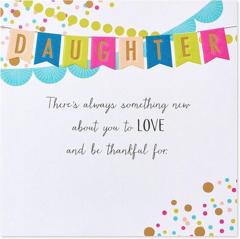 American Greetings Birthday Card for Daughter (Thankful) in Saudi Arabia