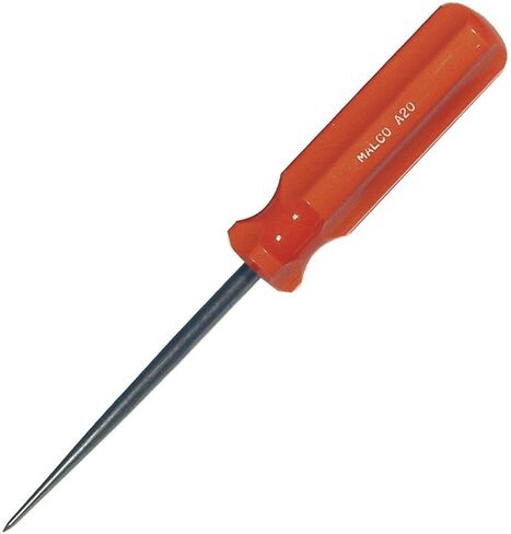 Malco A20 USA Made Regular Grip Scratch Awl, 1/4-inch (1 per Pack), Steel Blade with Orange Handle in Saudi Arabia