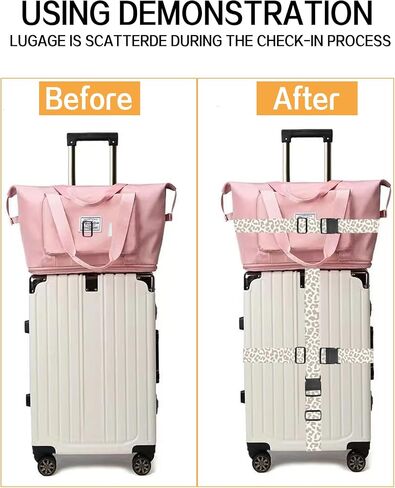 Luggage Straps for Suitcases, Adjustable Travel Belt, Durable Wide Luggage Strap, Cute Suitcase Strap Identifiers with Buckle, Bag Straps for Luggage, Black Red Plaid in Saudi Arabia