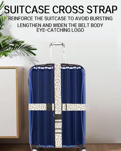 Luggage Straps for Suitcases, Adjustable Travel Belt, Durable Wide Luggage Strap, Cute Suitcase Strap Identifiers with Buckle, Bag Straps for Luggage, Black Red Plaid in Saudi Arabia