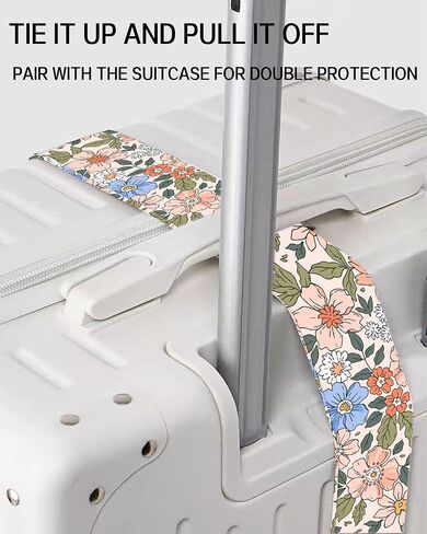 Luggage Straps for Suitcases, Adjustable Travel Belt, Durable Wide Luggage Strap, Cute Suitcase Strap Identifiers with Buckle, Bag Straps for Luggage, Black Red Plaid in Saudi Arabia