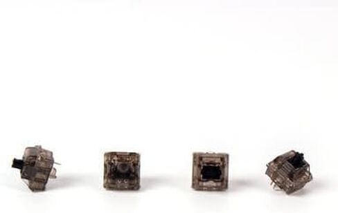 GATERON Ink V2 Black Switches 5 Pins RGB Smokey Housing للوحة المفاتيح الميكانيكية MX (35 قطعة، أسود) in Kuwait